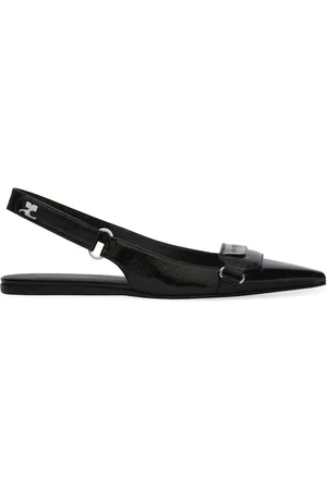 Courrèges Racer slingback pumps