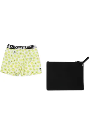 VERSACE Strawberry Garden swim shorts
