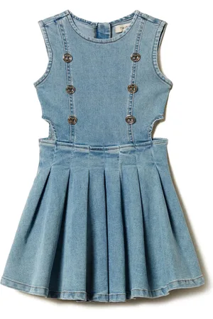 Twin-Set Logo-engraved buttons dress