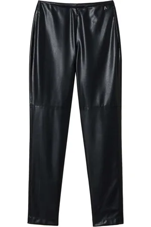 Twin-Set Faux-leather leggings