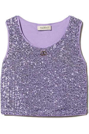 Twin-Set Sequinned vest