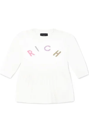 John Richmond Logo-raised mini dress
