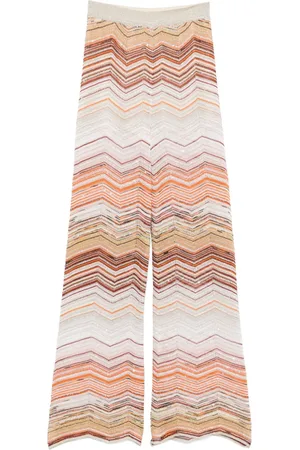 Missoni Chevron sequinned trousers