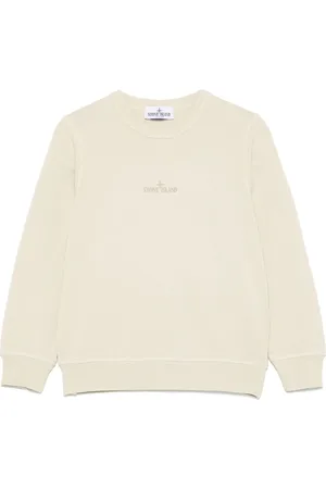 Stone Island Logo-print crew-neck sweatshirt