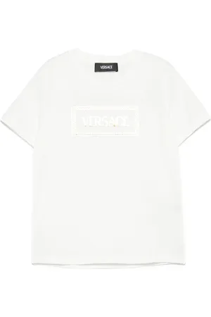 VERSACE 90 damier-print T-shirt