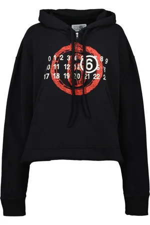 Maison Margiela Numbers-motif hoodie