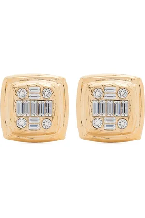 Amina Muaddi Jeanne earrings