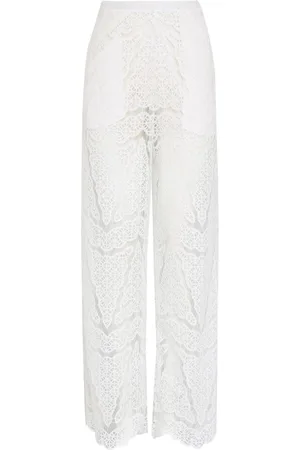AMIR SLAMA Lace trousers