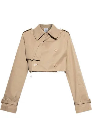 Vetements Cropped trench jacket