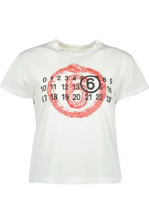 Maison Margiela Numbers-motif T-shirt