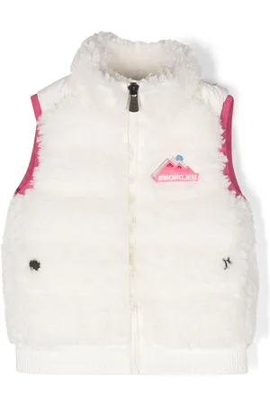 Moncler Logo-embroidered fleece gilet