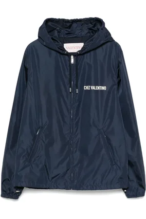 VALENTINO GARAVANI Chez-print hooded windbreaker