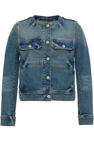 Kenzo Collarless denim jacket