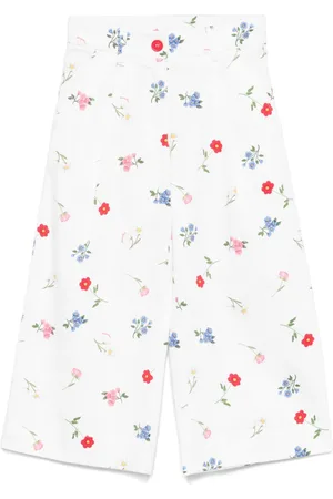 MONNALISA Floral-print trousers