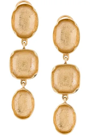 Goossens Three Cabochons clip earrings