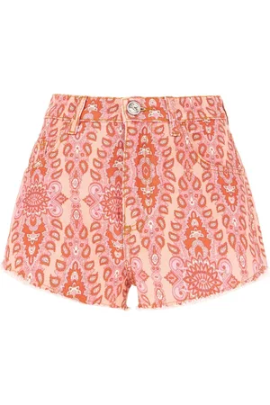 Etro Paisley-print denim shorts