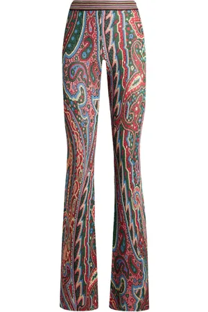 Etro Paisley-pattern knitted trousers