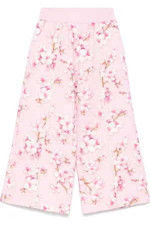 MONNALISA Floral-print trousers