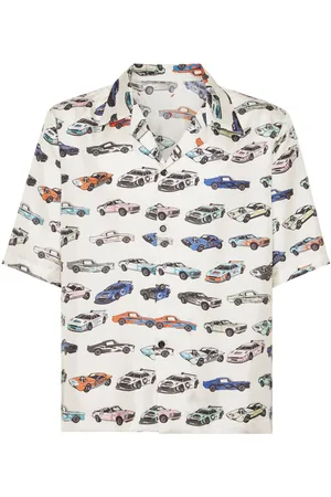 Philipp Plein Cars Racing bowling shirt