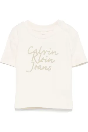 Calvin Klein Flocked-logo T-shirt