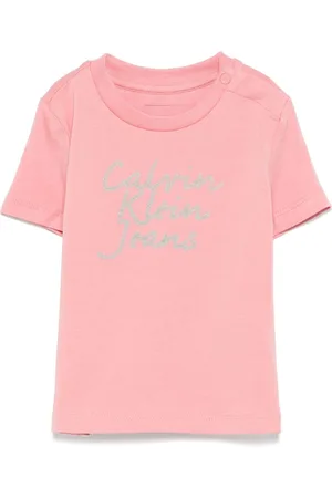 Calvin Klein Flocked-logo T-shirt