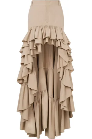 Moschino Ruffled maxi skirt