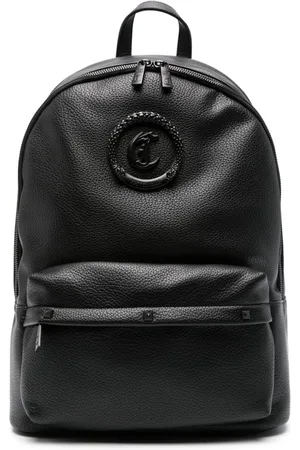 Roberto Cavalli Logo-plaque backpack