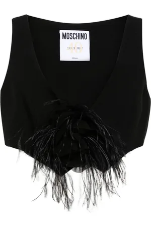 Moschino Floral-appliqu?? top