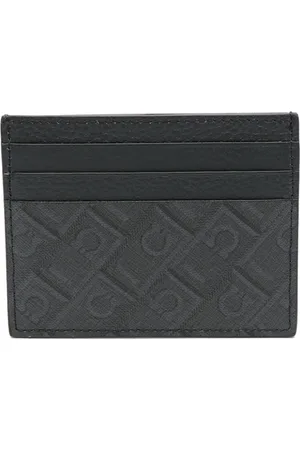 Salvatore Ferragamo Monogram-print card slots