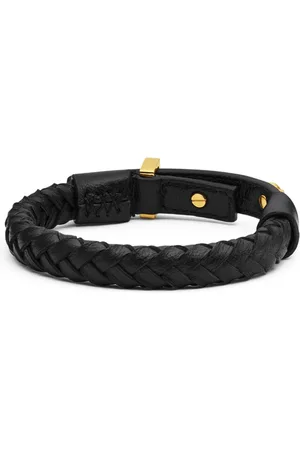 VERSACE Lunar New Year braided leather bracelet