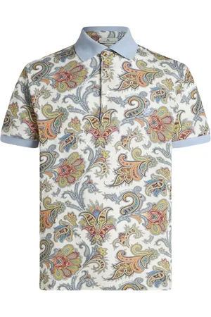 Etro Paisley cotton polo shirt
