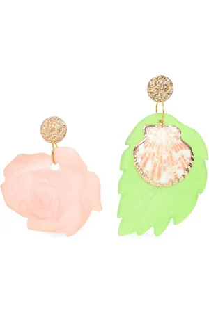 AMIR SLAMA Floral-appliqu?? earrings
