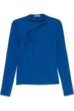 Patrizia Pepe Cut-out draped top