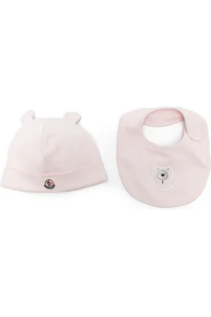 Moncler Logo-patch hat set