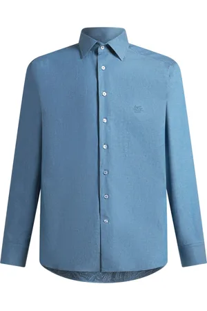 Etro Pegaso-motif cotton shirt