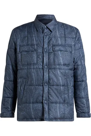 Etro Quilted printed shirt jacket
