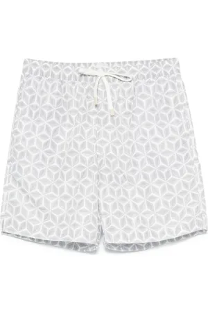 ELEVENTY Floral-print swim shorts