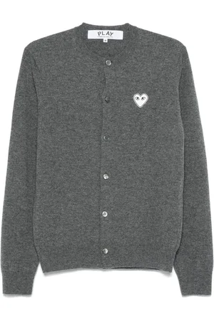 Comme des Garçons Logo-patch cardigan
