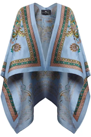 Etro Paisley-jacquard cape