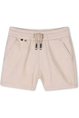 HUGO BOSS Logo-embroidered shorts