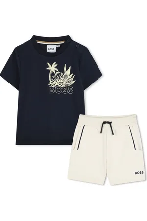 HUGO BOSS Graphic-print short set