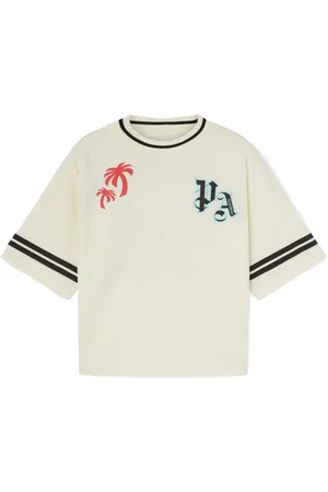 Palm Angels Logo palm-print t-shirt