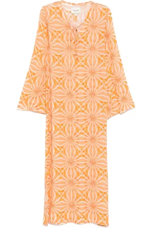 Bambah Geometric-print dress