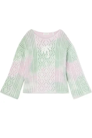 Palm Angels Printed tie-dye sweater