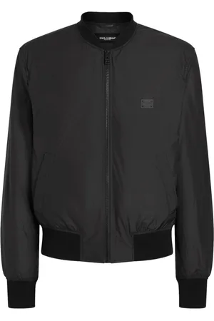 Dolce & Gabbana Logo-plaque bomber jacket