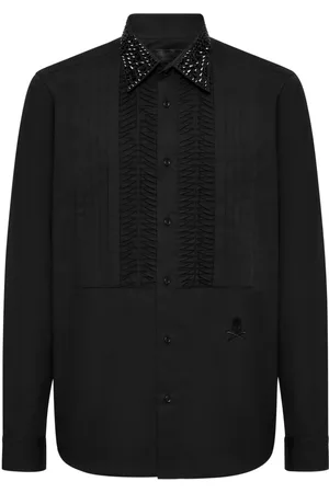 Philipp Plein Strass-detail long-sleeve shirt