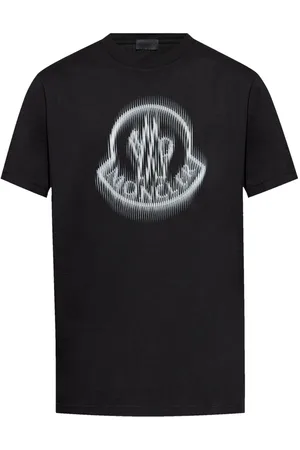 Moncler Blurred-logo cotton T-shirt