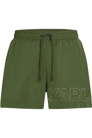 Karl Lagerfeld Logo-print swim shorts