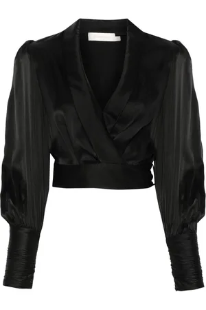 ZIMMERMANN Silk wrap top