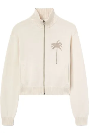Palm Angels Palm tree knitted track top